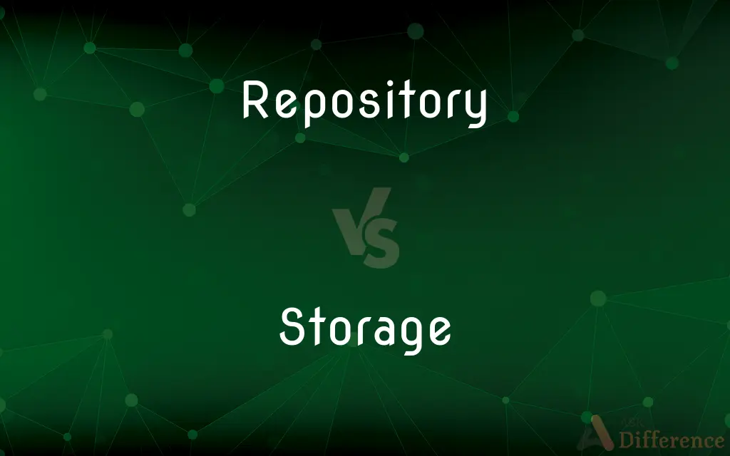 Repository vs. Storage — What's the Difference?