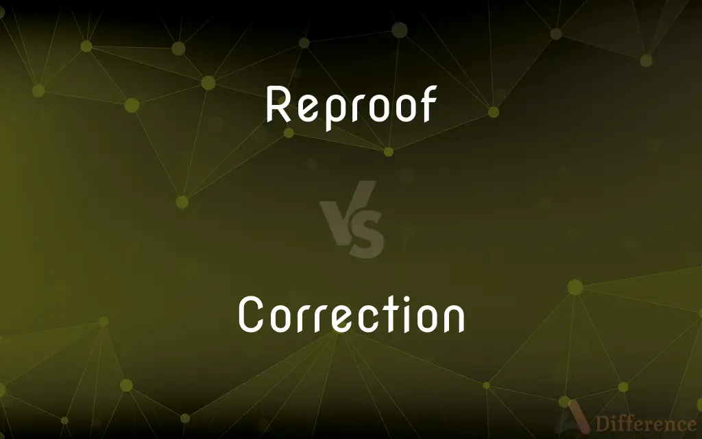 Reproof vs. Correction — What's the Difference?