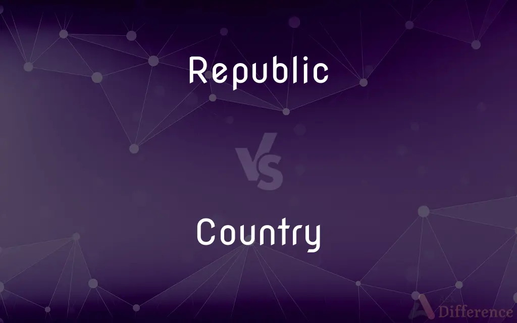 Republic vs. Country — What's the Difference?