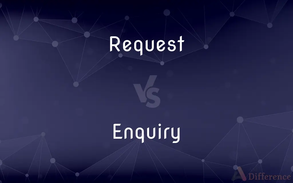 Request vs. Enquiry — What's the Difference?
