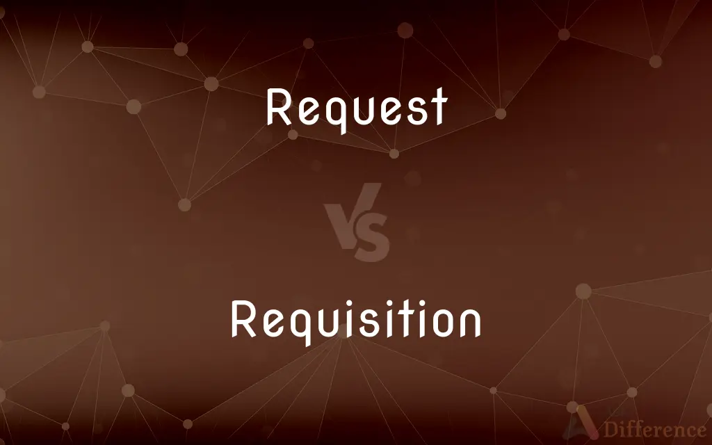 Request vs. Requisition — What's the Difference?