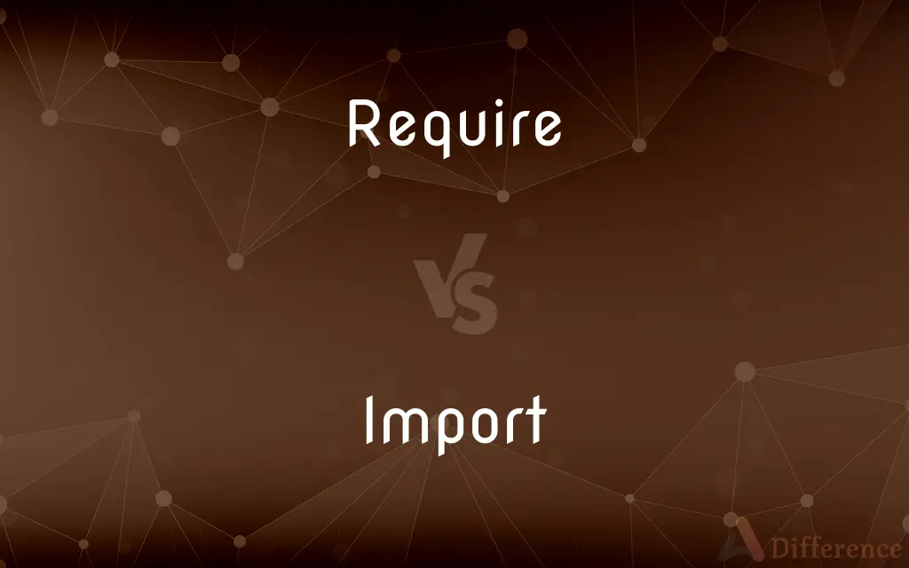 Require vs. Import — What's the Difference?