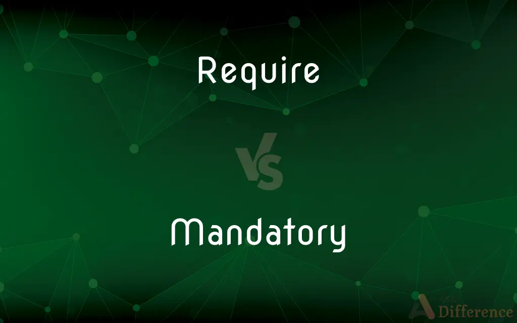 Require vs. Mandatory — What's the Difference?