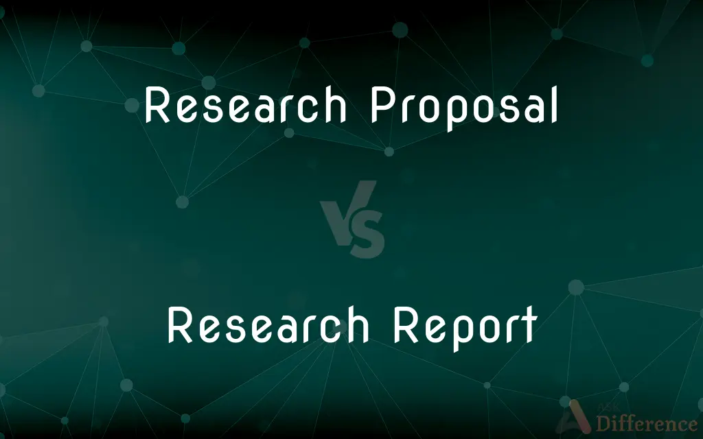 Research Proposal vs. Research Report — What's the Difference?