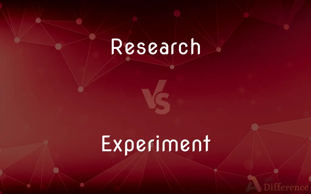 Research vs. Experiment — What's the Difference?