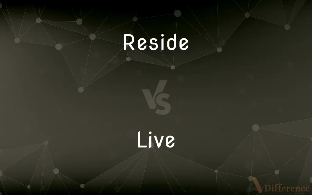 Reside vs. Live — What's the Difference?