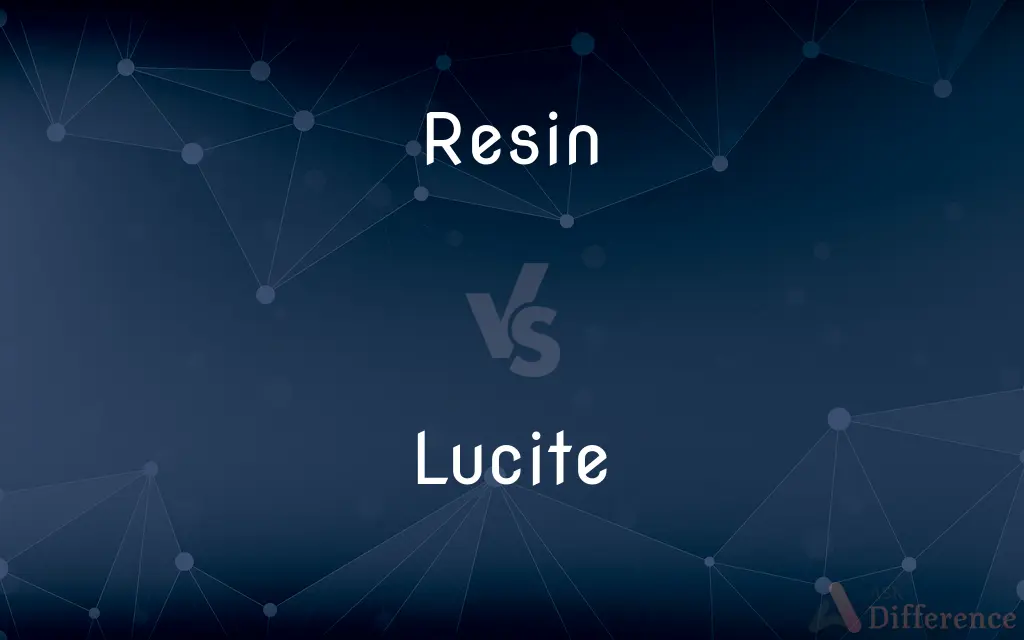 Resin vs. Lucite — What's the Difference?