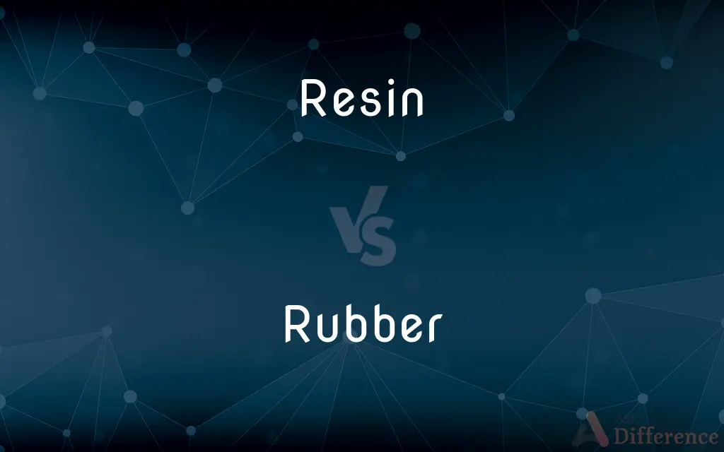 Resin vs. Rubber — What's the Difference?