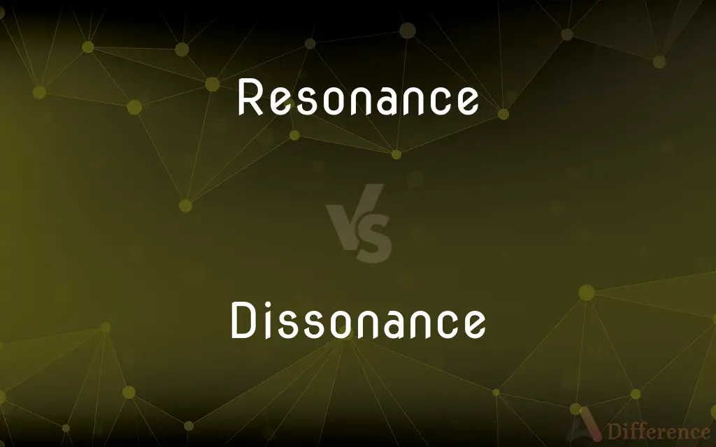 Resonance vs. Dissonance — What's the Difference?