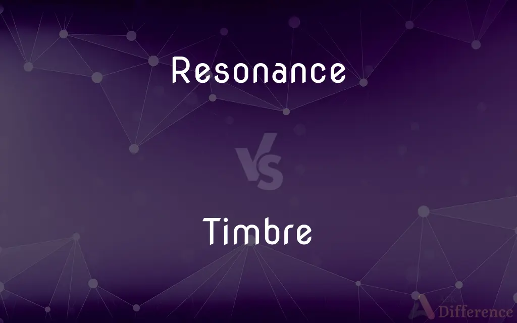 Resonance vs. Timbre — What's the Difference?
