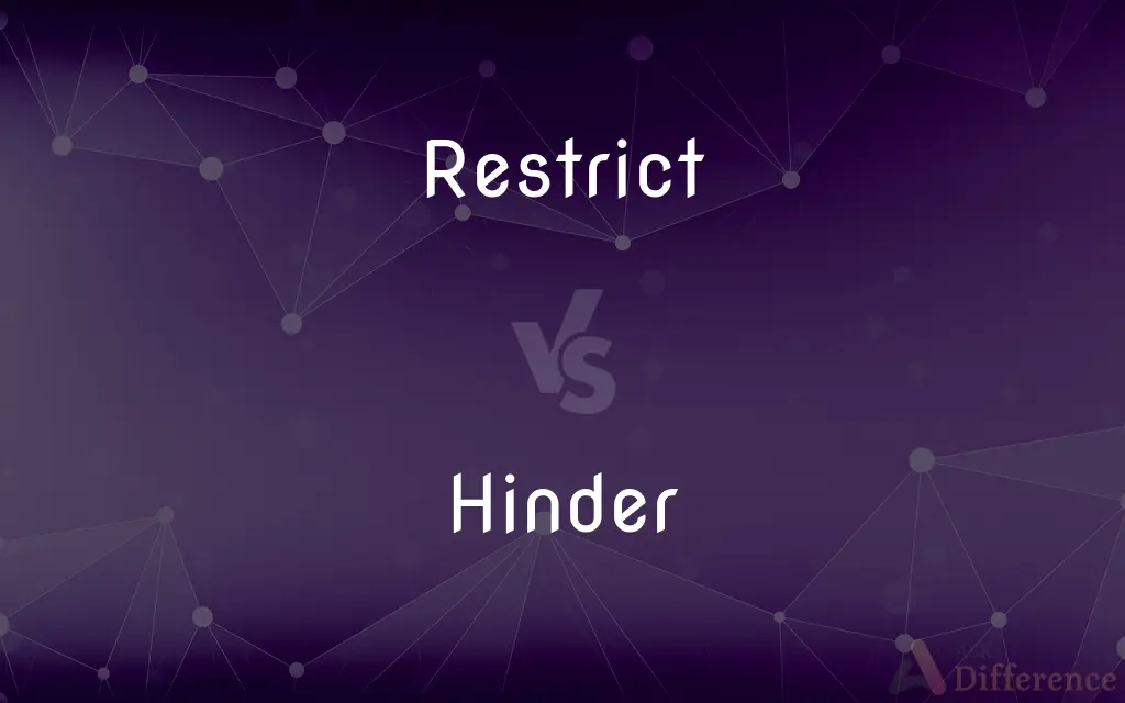 Restrict vs. Hinder — What's the Difference?