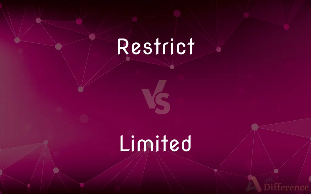Restrict vs. Limited — What's the Difference?