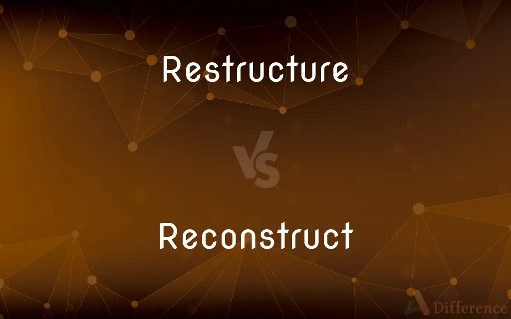 Restructure vs. Reconstruct — What's the Difference?