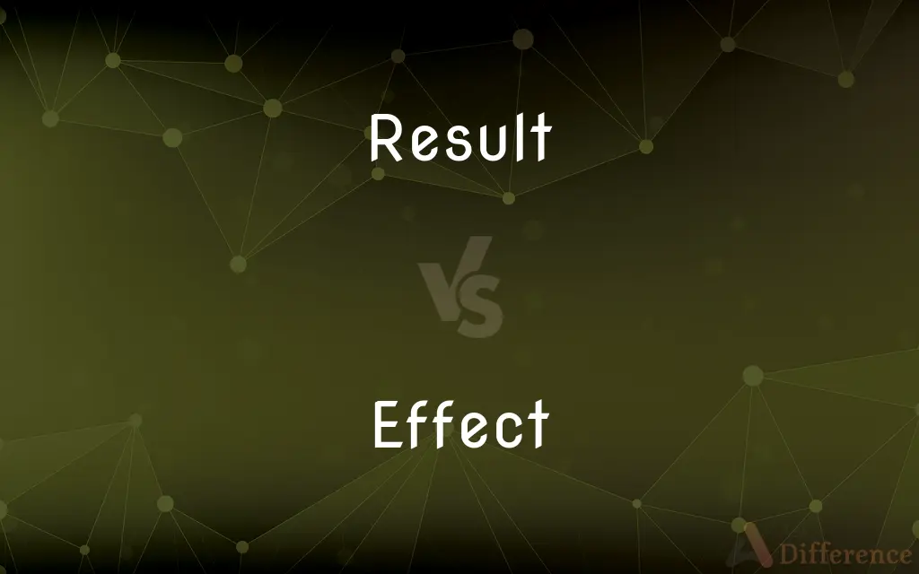 Result vs. Effect — What's the Difference?