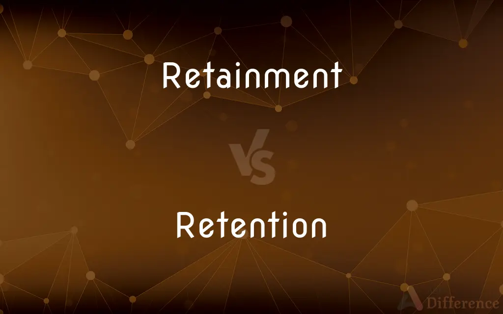Retainment vs. Retention — What's the Difference?