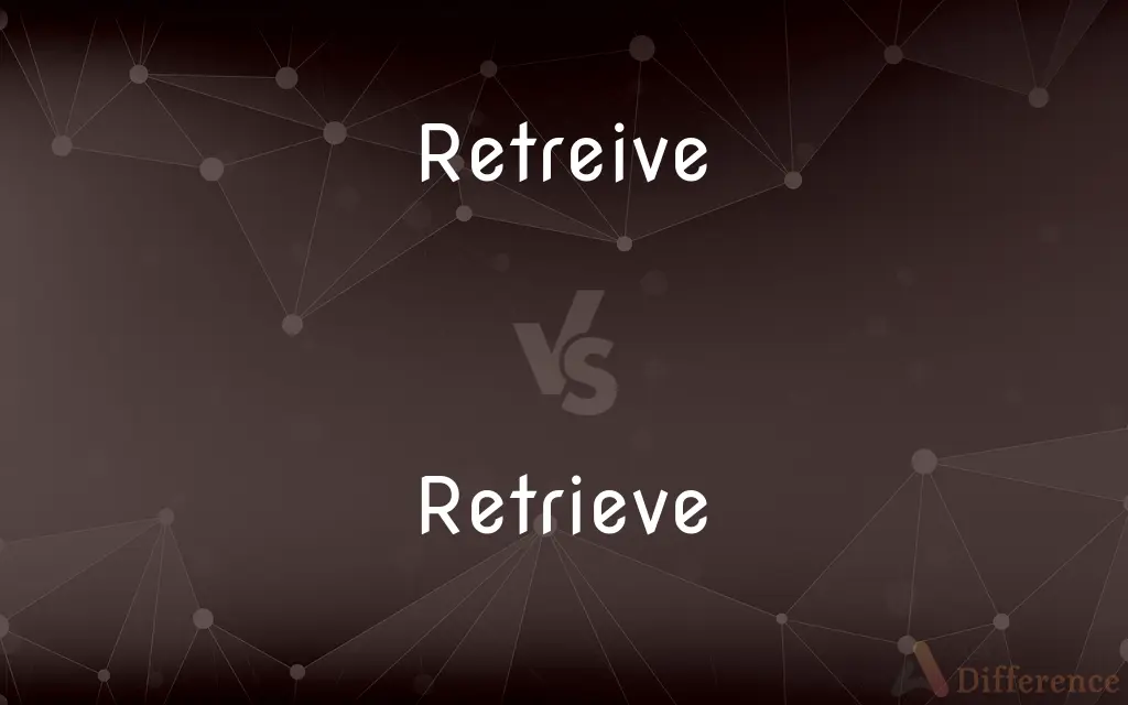 Retreive vs. Retrieve — Which is Correct Spelling?