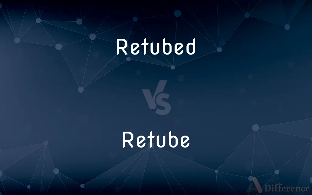 Retubed vs. Retube — What's the Difference?
