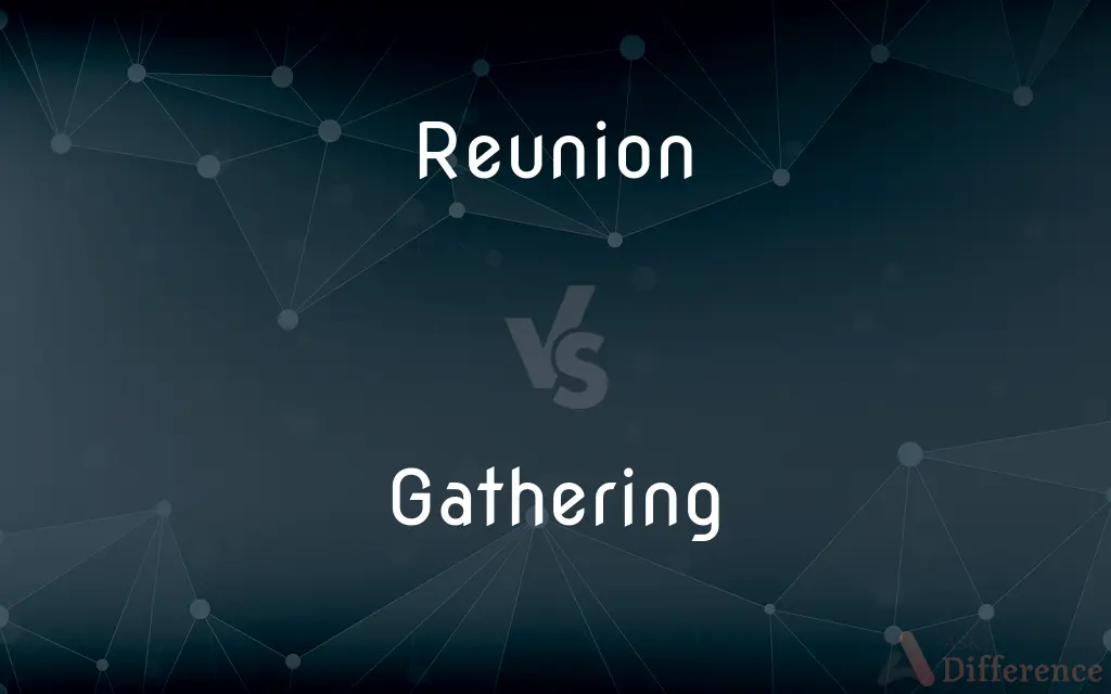Reunion vs. Gathering — What's the Difference?