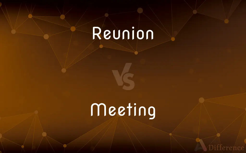 Reunion vs. Meeting — What's the Difference?