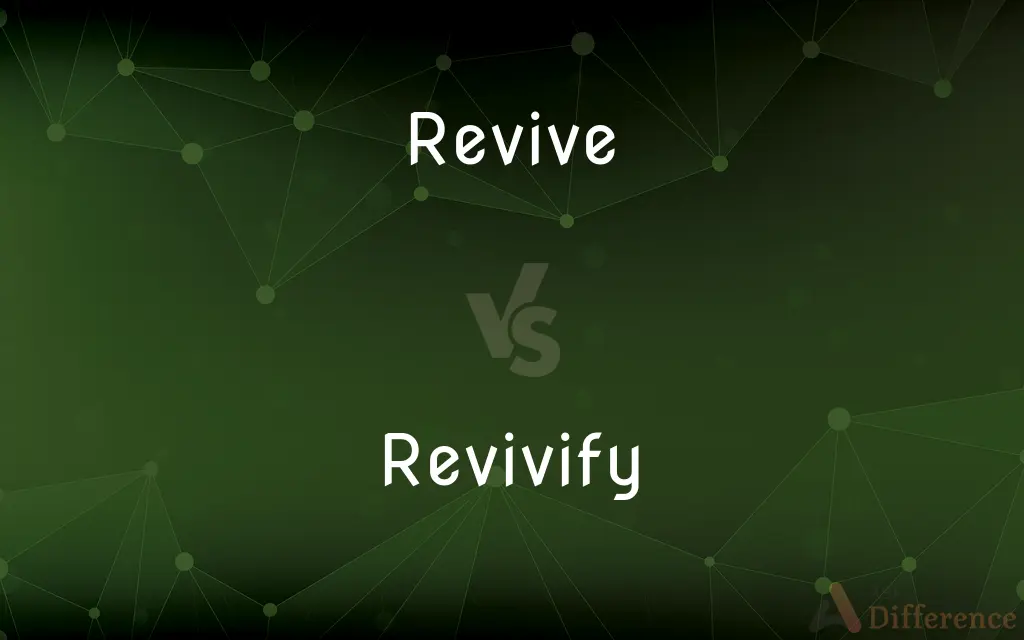 Revive vs. Revivify — What's the Difference?