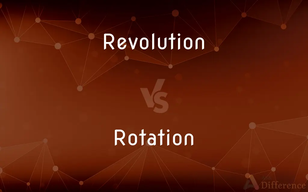 Revolution vs. Rotation — What's the Difference?