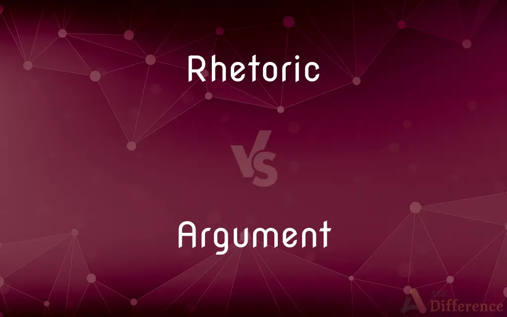 Rhetoric vs. Argument — What's the Difference?