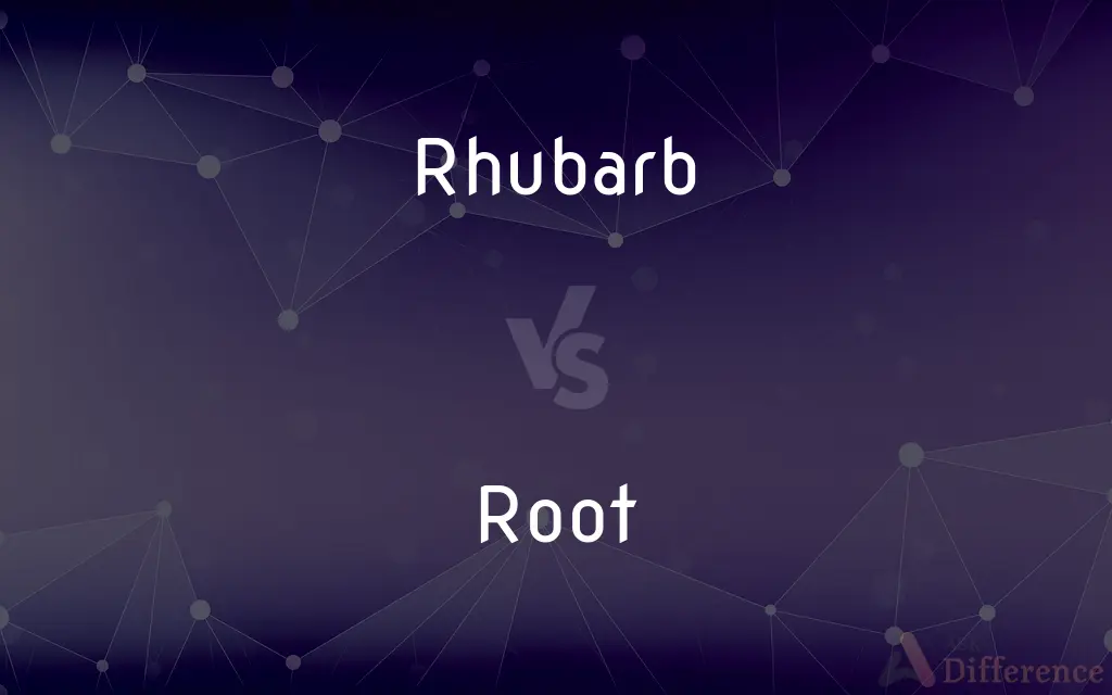 Rhubarb vs. Root — What's the Difference?