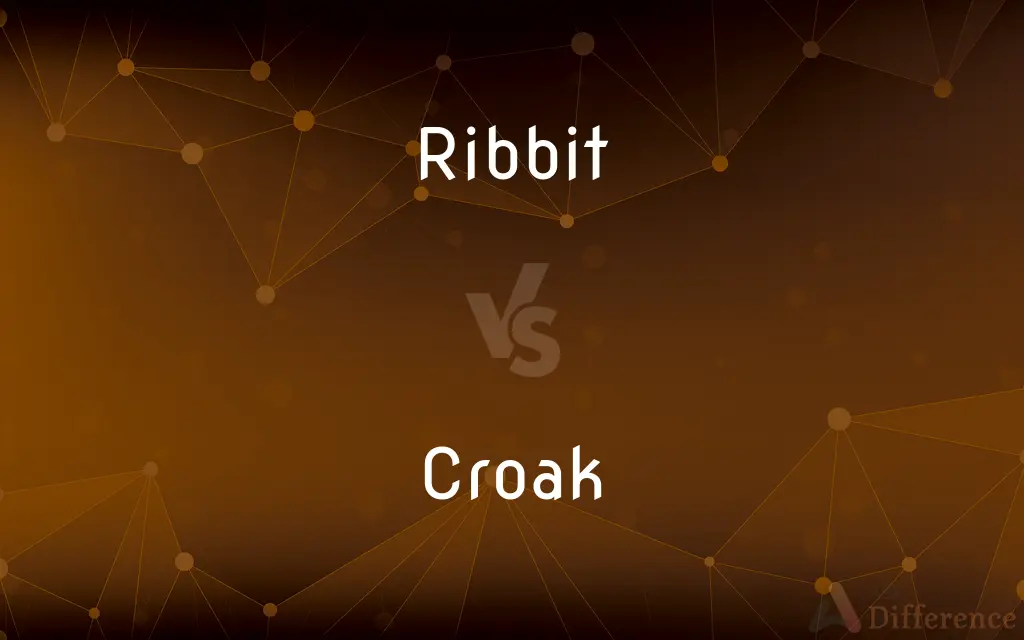 Ribbit vs. Croak — What's the Difference?