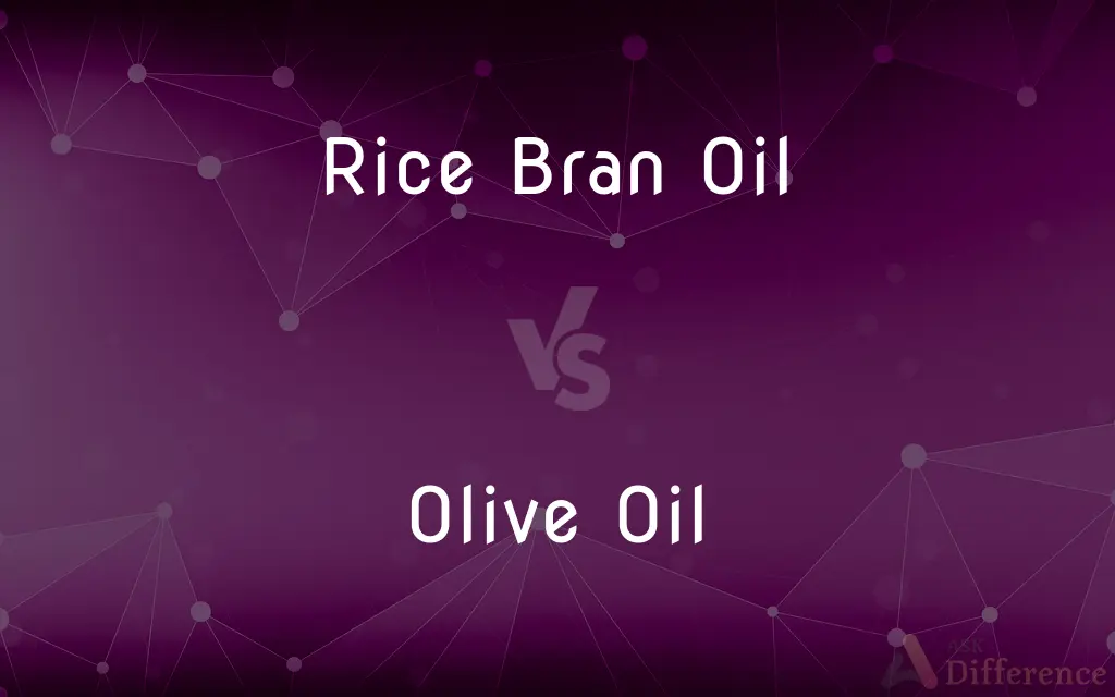 Rice Bran Oil vs. Olive Oil — What's the Difference?