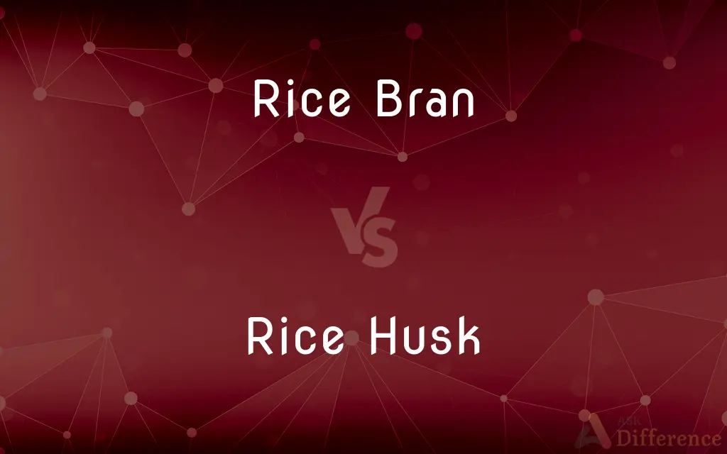 Rice Bran vs. Rice Husk — What's the Difference?