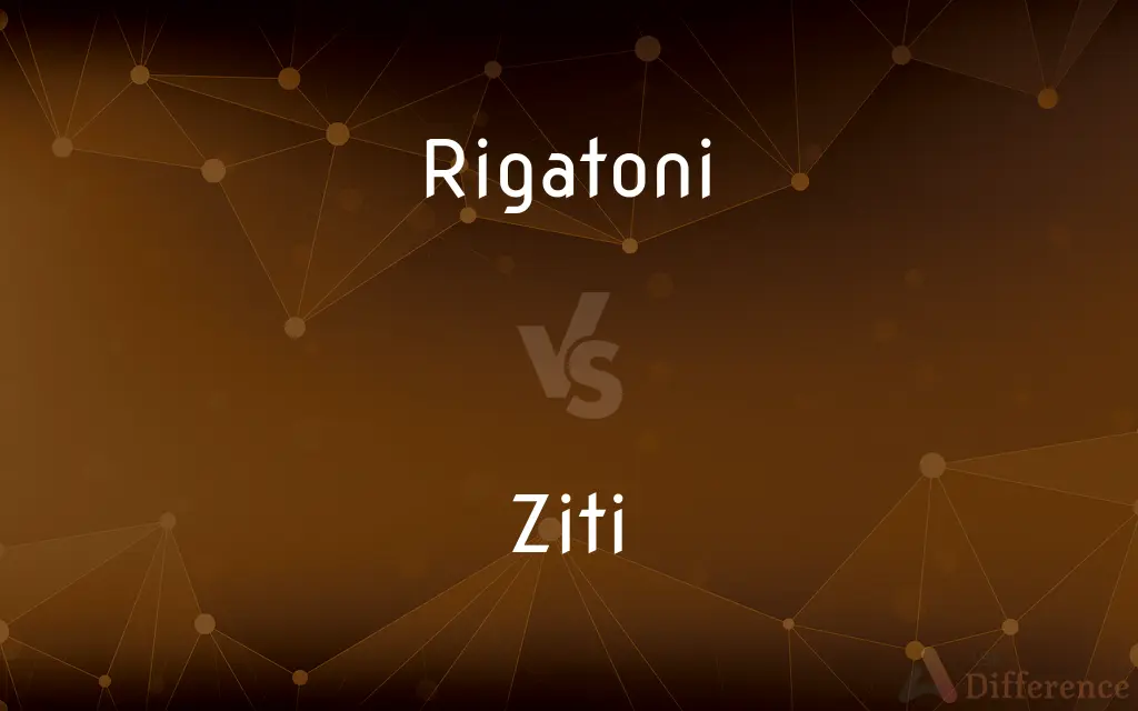 Rigatoni vs. Ziti — What's the Difference?