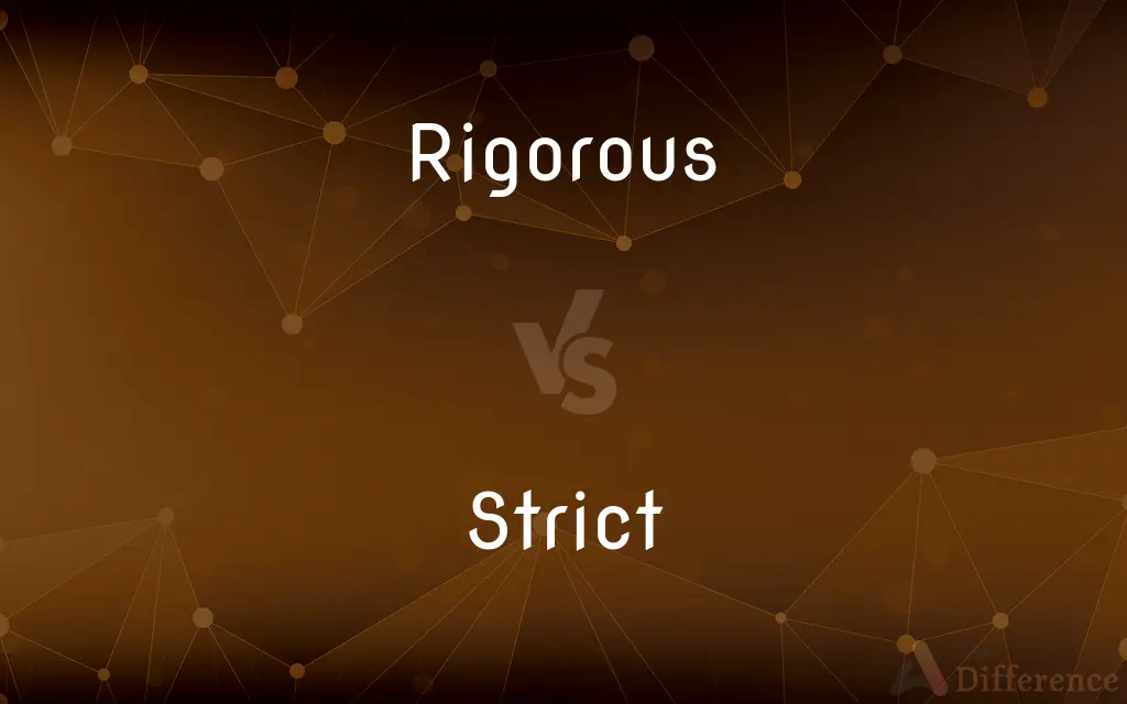 Rigorous vs. Strict — What's the Difference?