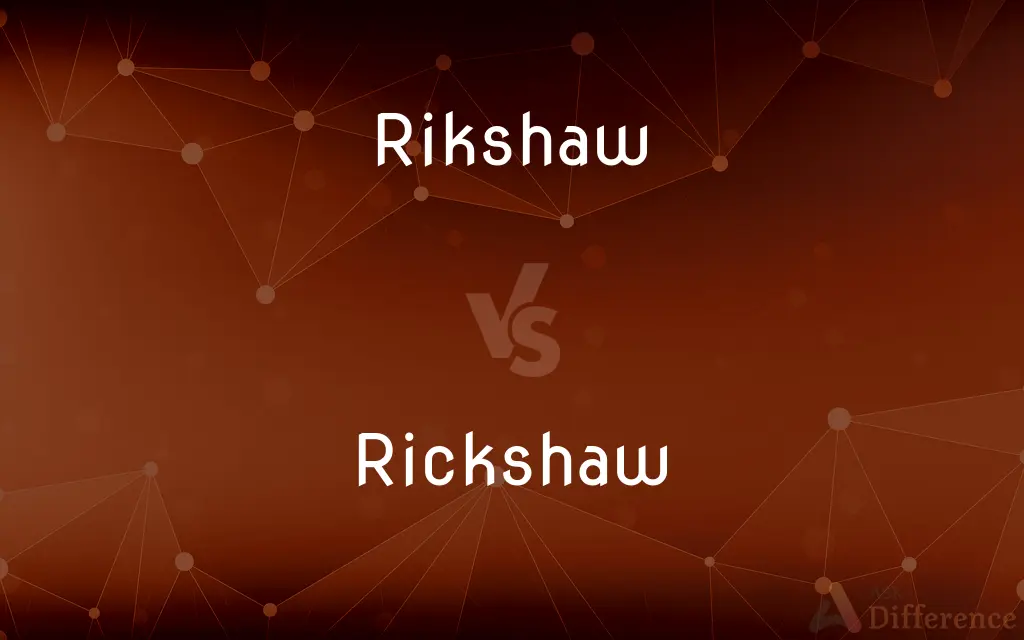 Rikshaw vs. Rickshaw — Which is Correct Spelling?