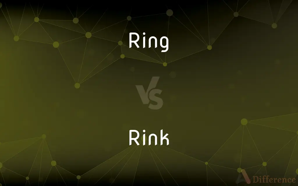 Ring vs. Rink — What's the Difference?