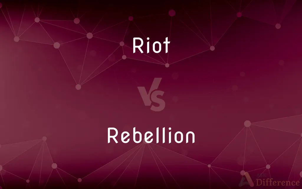 Riot vs. Rebellion — What's the Difference?