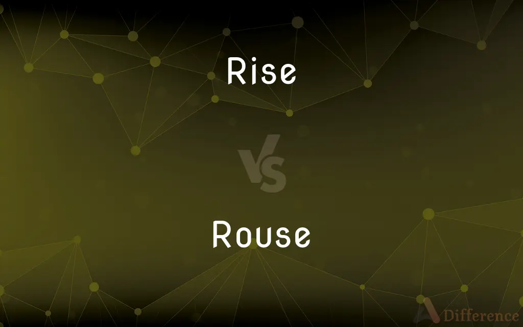 Rise vs. Rouse — What's the Difference?