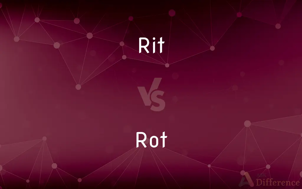 Rit vs. Rot — What's the Difference?