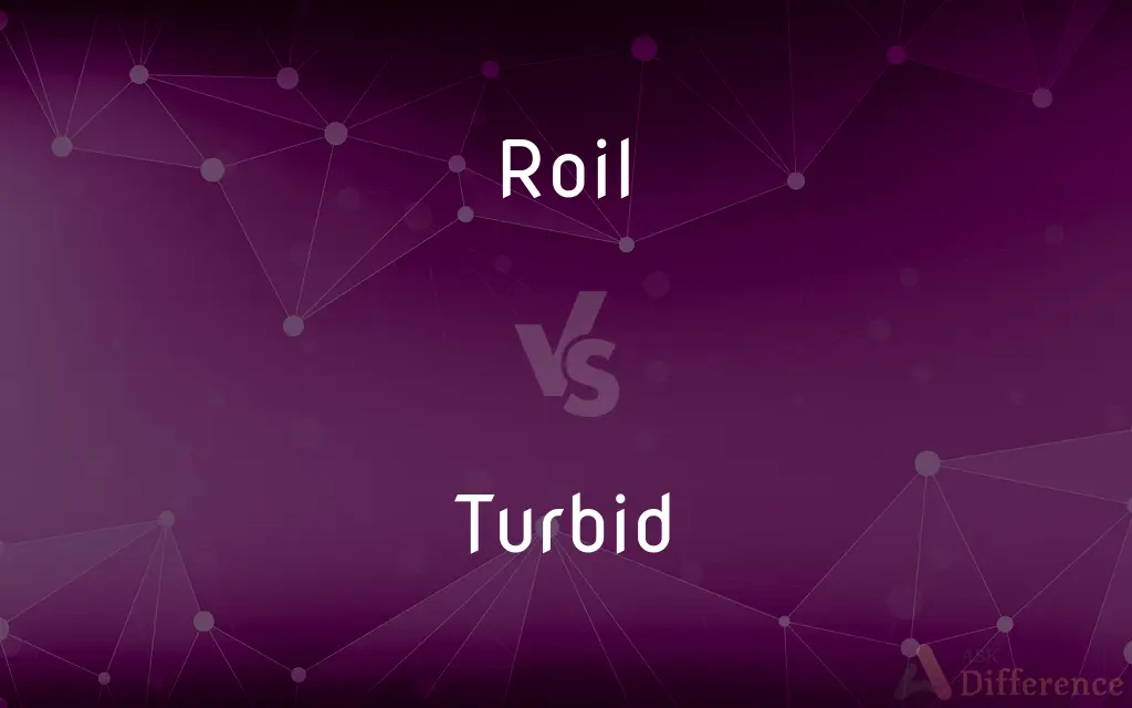 Roil vs. Turbid — What's the Difference?
