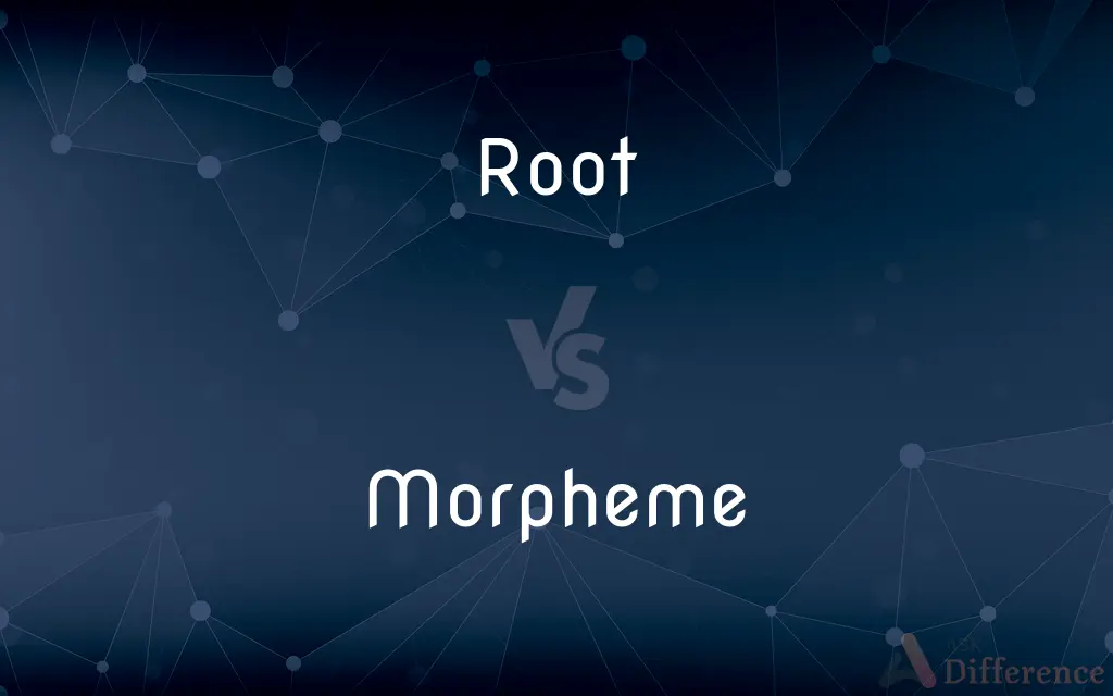 Root vs. Morpheme — What's the Difference?