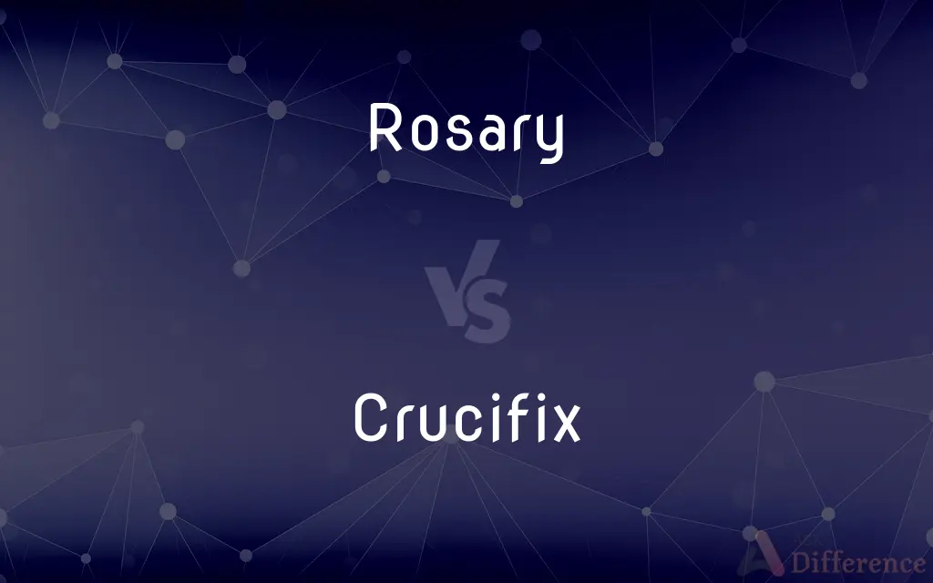 Rosary vs. Crucifix — What's the Difference?