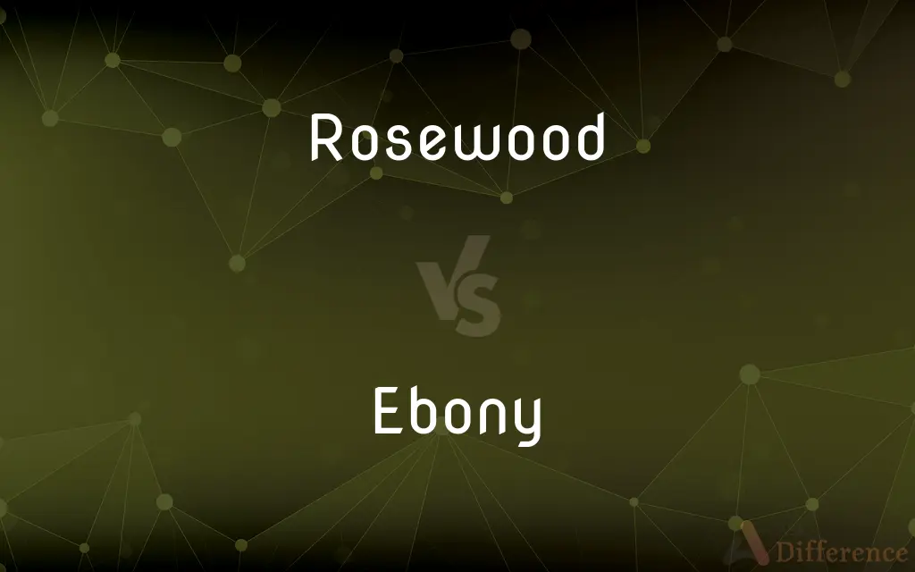 Rosewood vs. Ebony — What's the Difference?