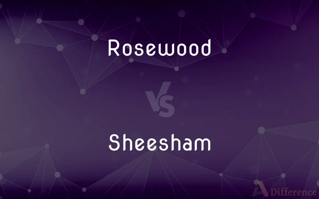 Rosewood vs. Sheesham — What's the Difference?