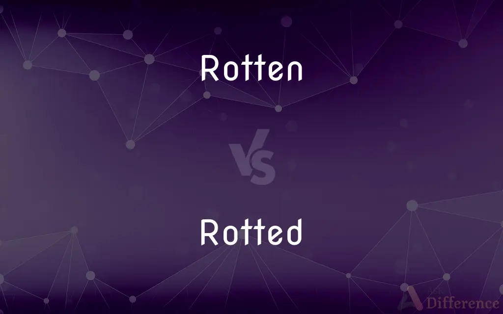 Rotten vs. Rotted — What's the Difference?