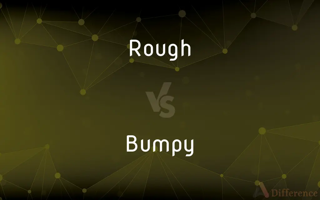 Rough vs. Bumpy — What's the Difference?
