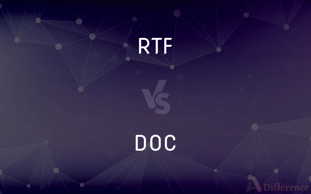 RTF vs. DOC — What's the Difference?