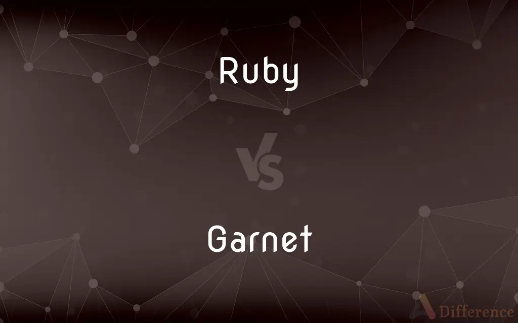 Ruby vs. Garnet — What's the Difference?