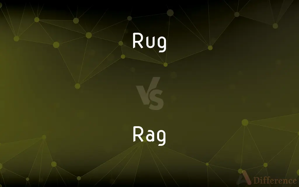 Rug vs. Rag — What's the Difference?