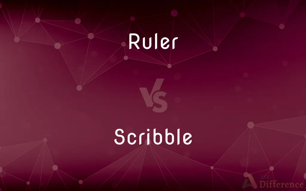 Ruler vs. Scribble — What's the Difference?