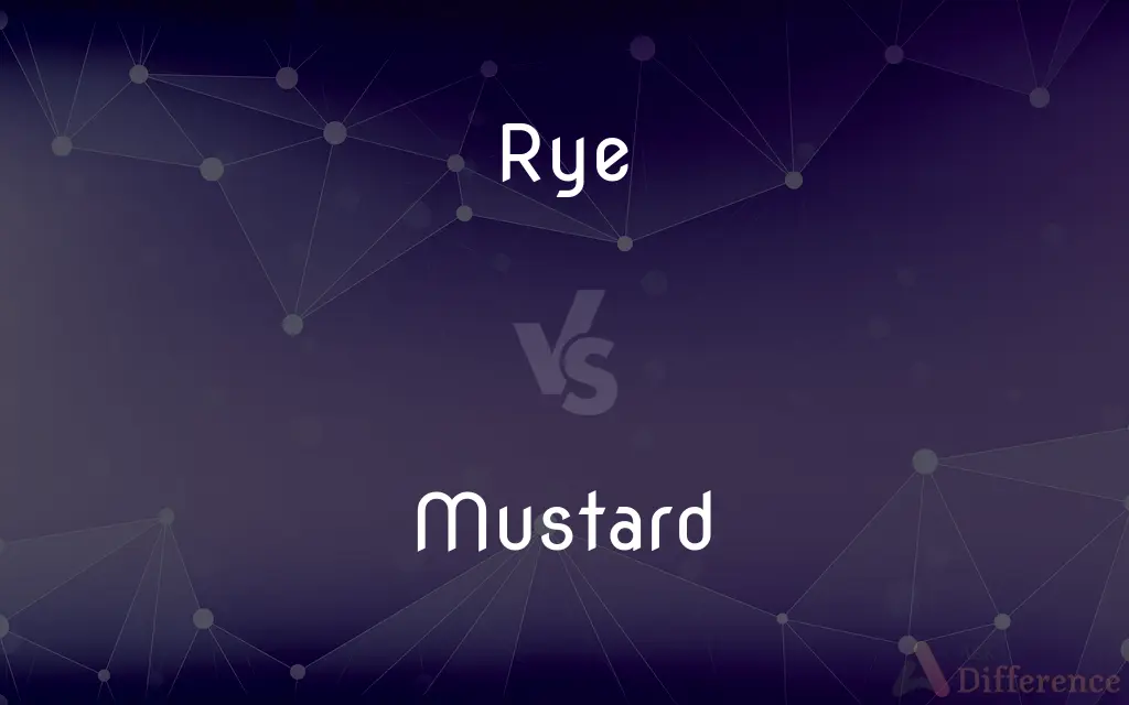 Rye vs. Mustard — What's the Difference?