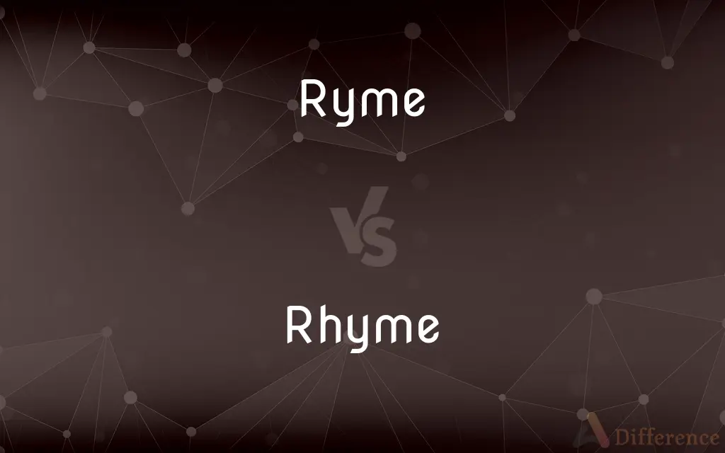 Ryme vs. Rhyme — Which is Correct Spelling?